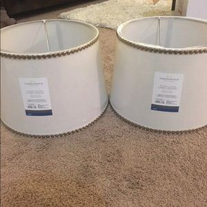 Pair of lamp shades
